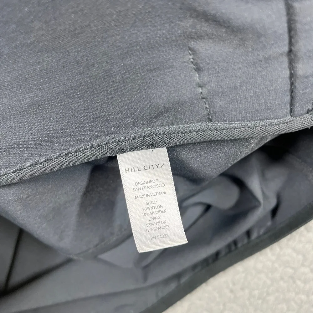 Hill City Mens Jacket Full Zip Active Black Lightweight Ventilated Size S